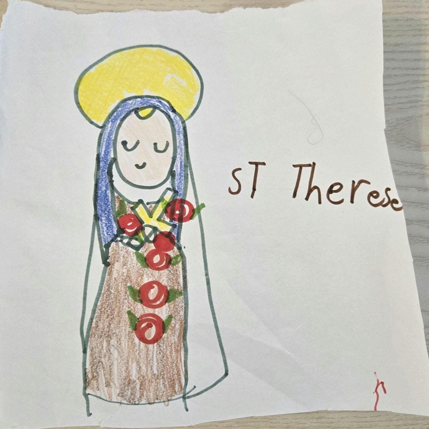 Saint Thérèse of Lisieux 3" Sticker