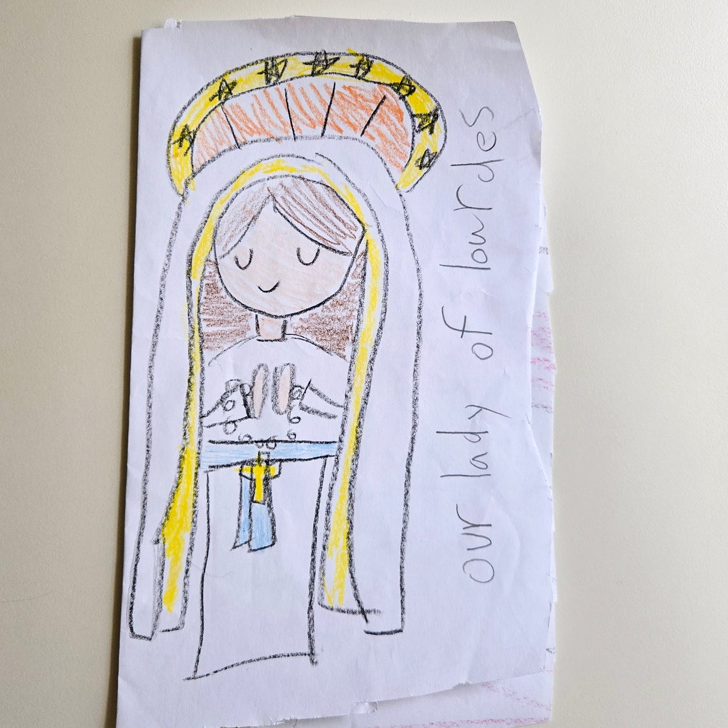 Our Lady of Lourdes Cute Mini Tote Bag