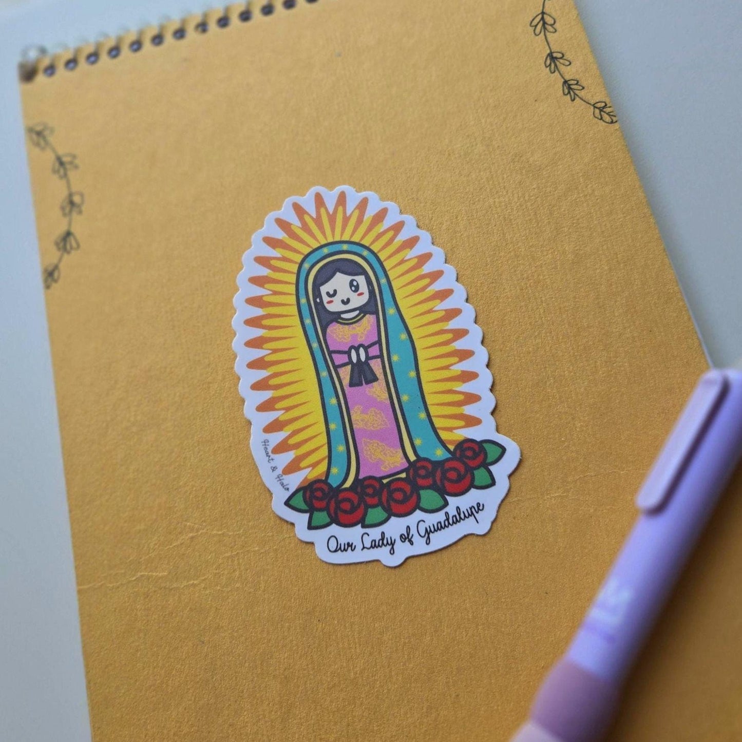 Our Lady of Guadalupe Waterproof 3.75" Sticker