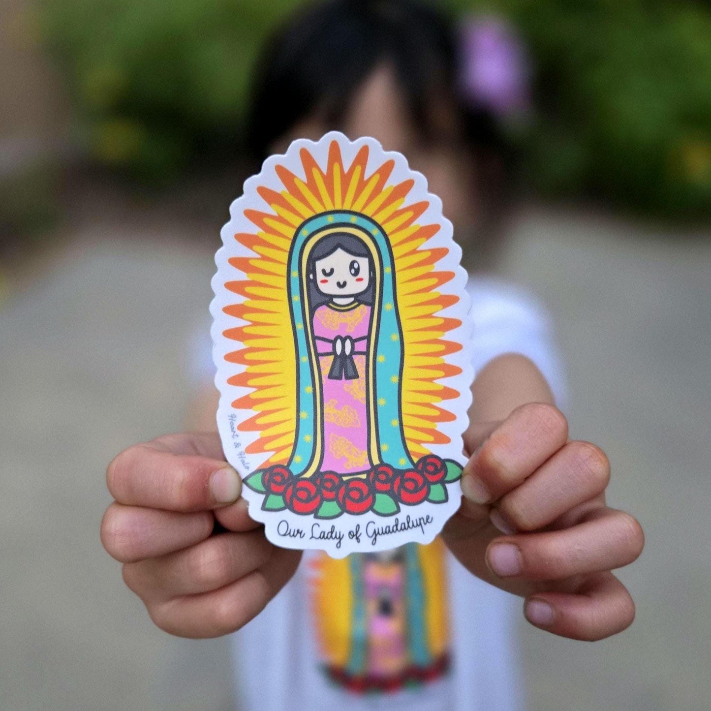 Our Lady of Guadalupe Waterproof 3.75" Sticker