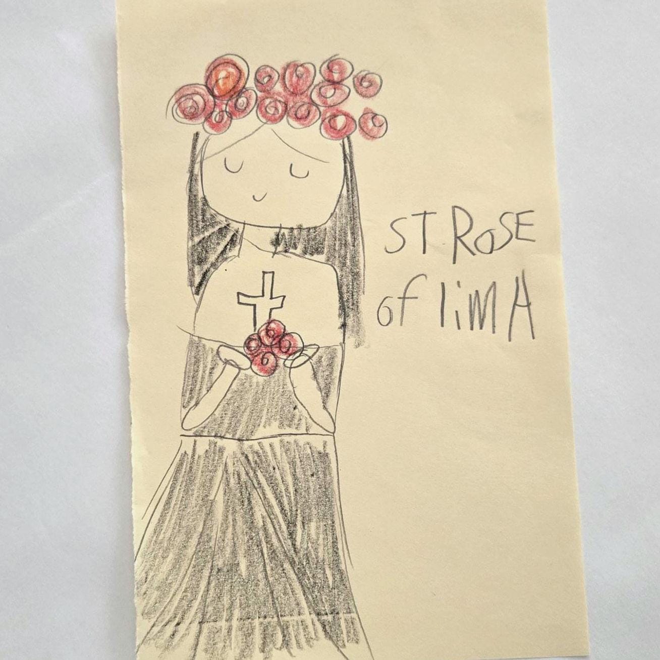 Saint Rose of Lima 3" Sticker
