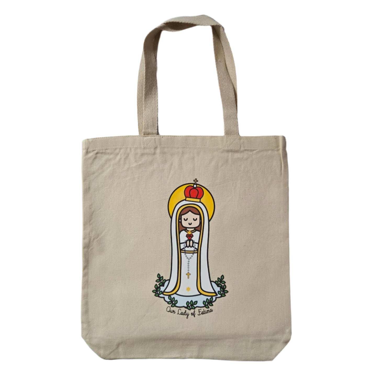 Our Lady of Fatima Tote Bag, Premium Quality