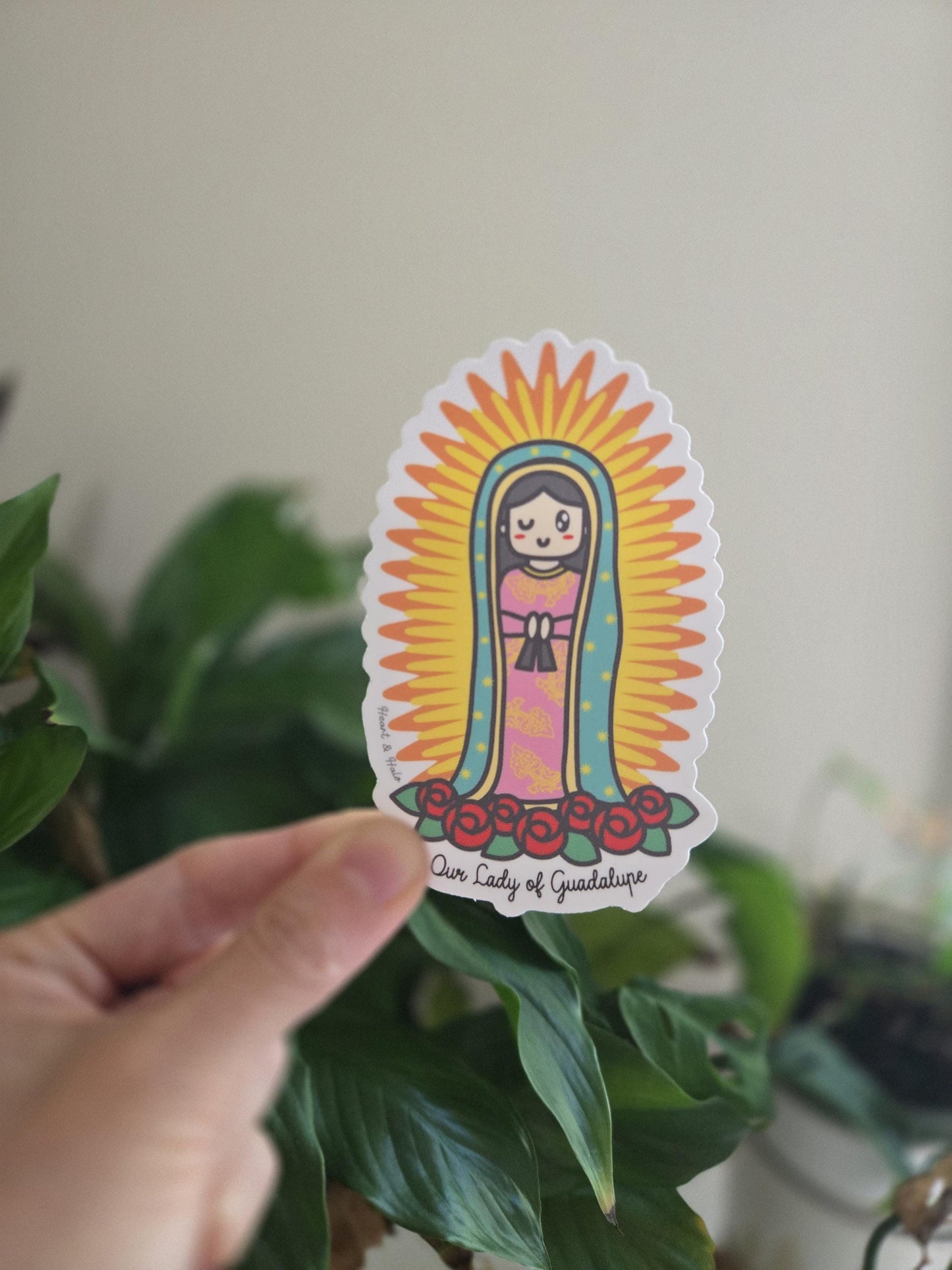 Our Lady of Guadalupe Waterproof 3.75" Sticker