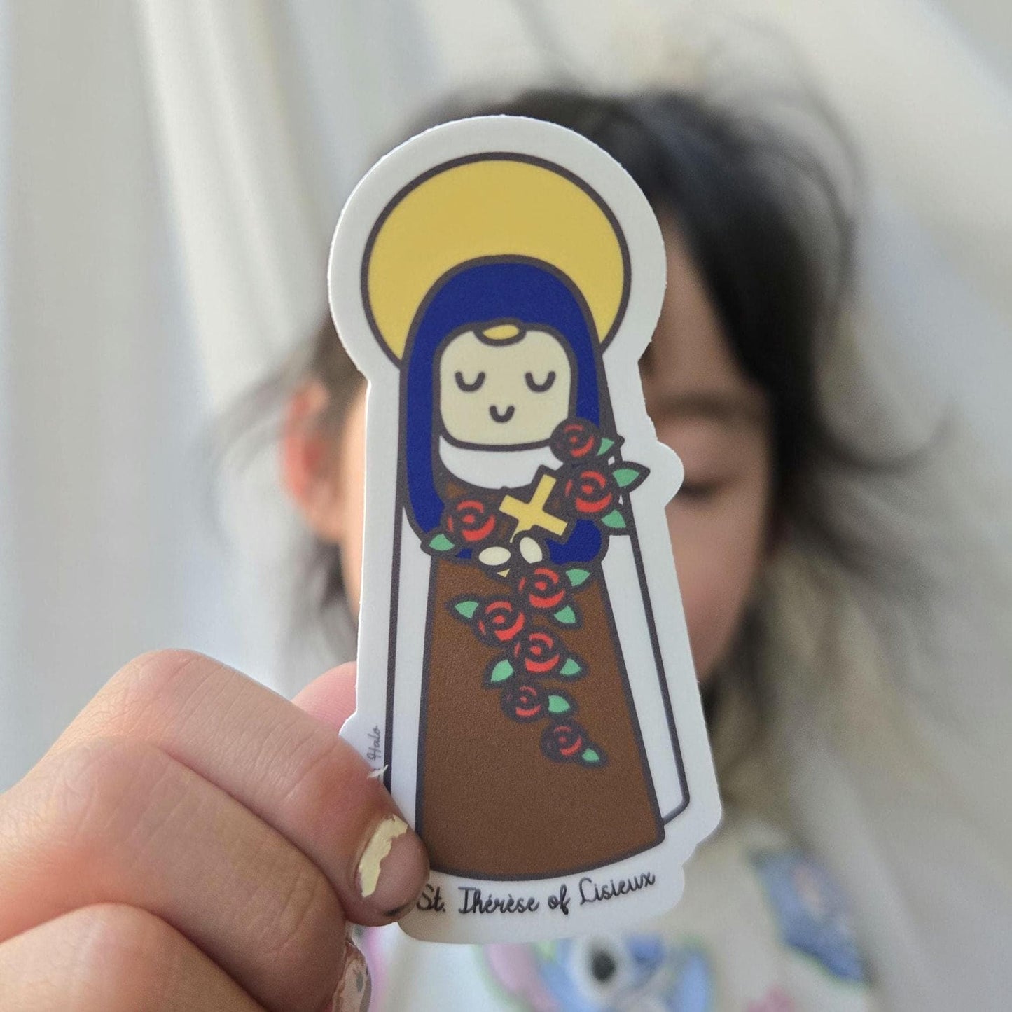 Saint Thérèse of Lisieux 3" Sticker