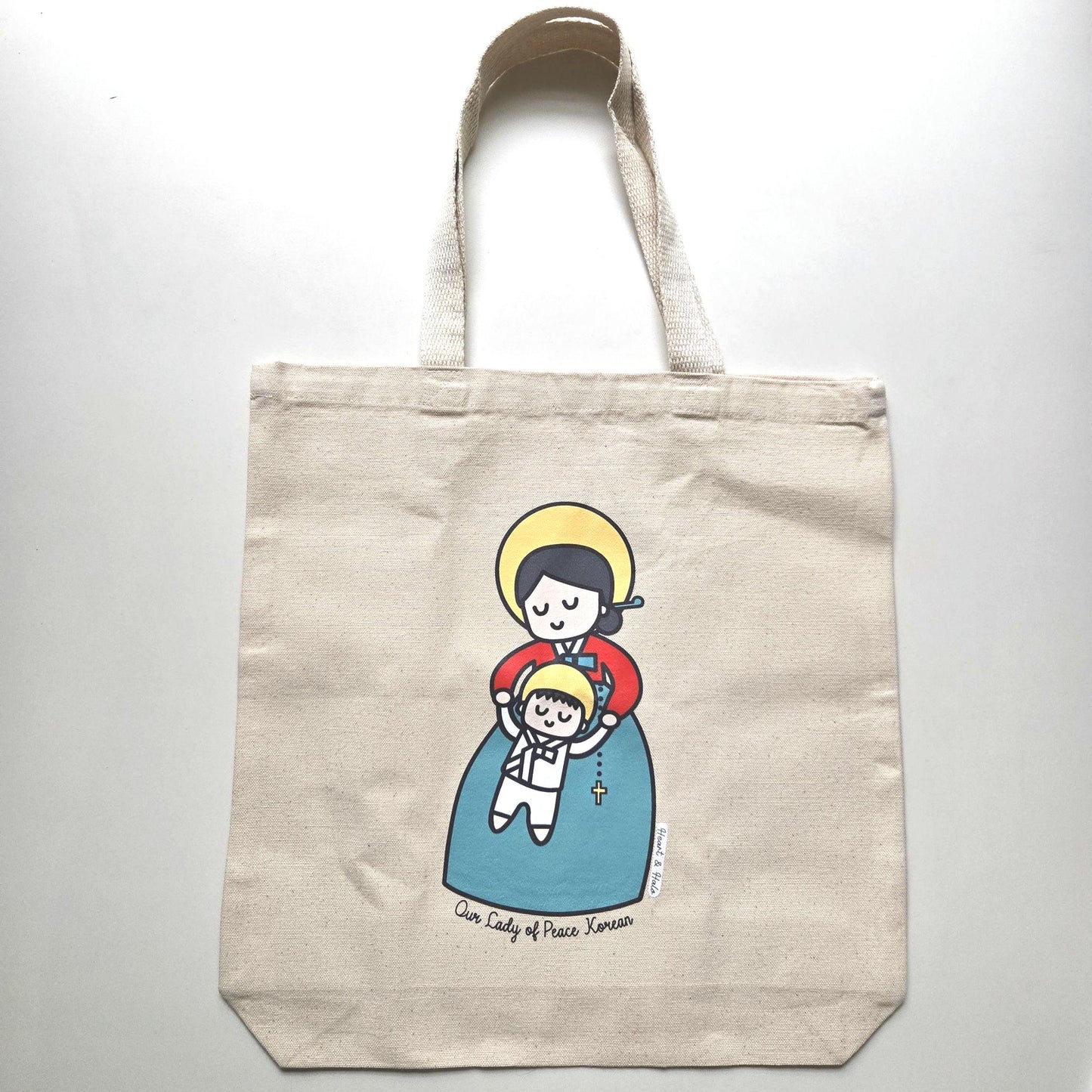 Our Lady of Peace Korean Tote Bag, Premium Quality