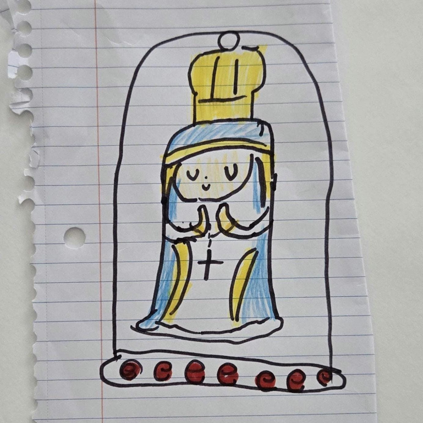 Queen Virgin Mary Cute Mini Tote Bag