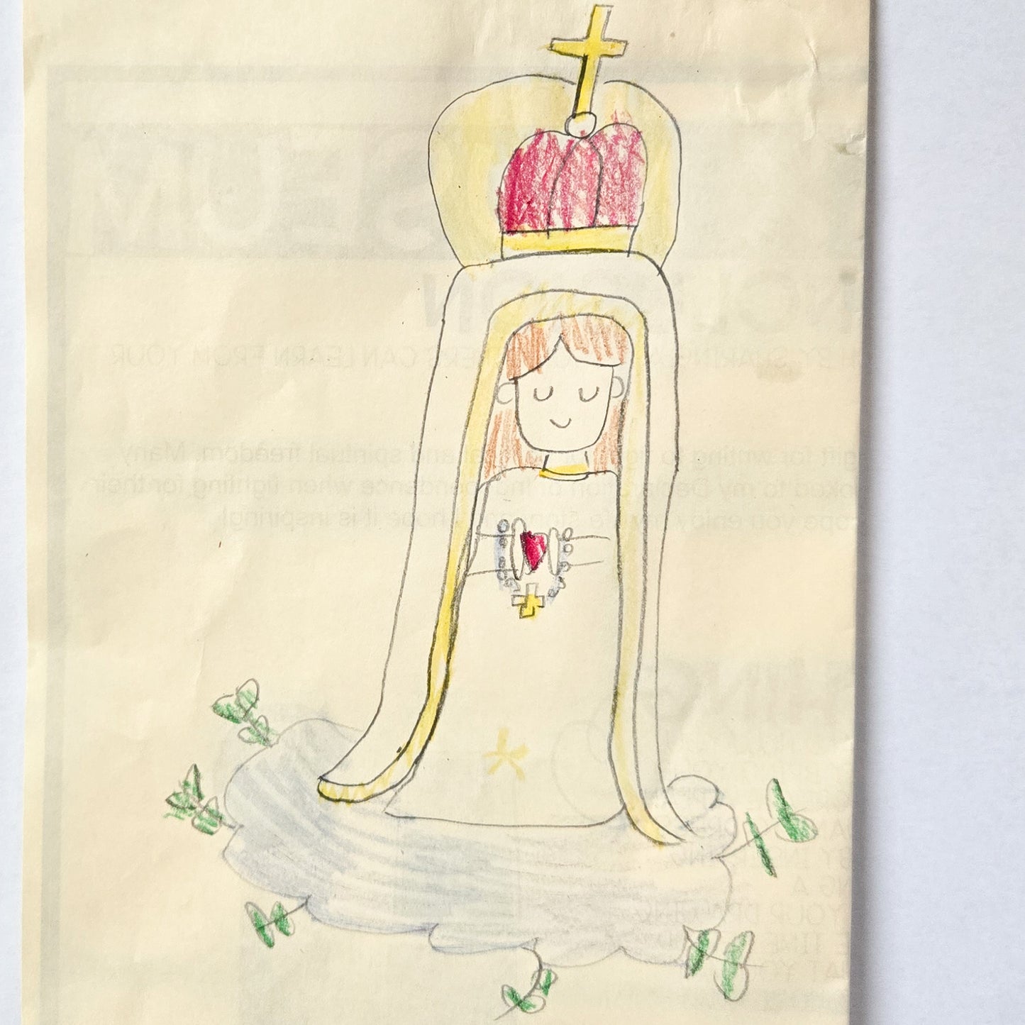 Our Lady of Fatima Kids T-Shirt – Inspired by Little Artist Designs