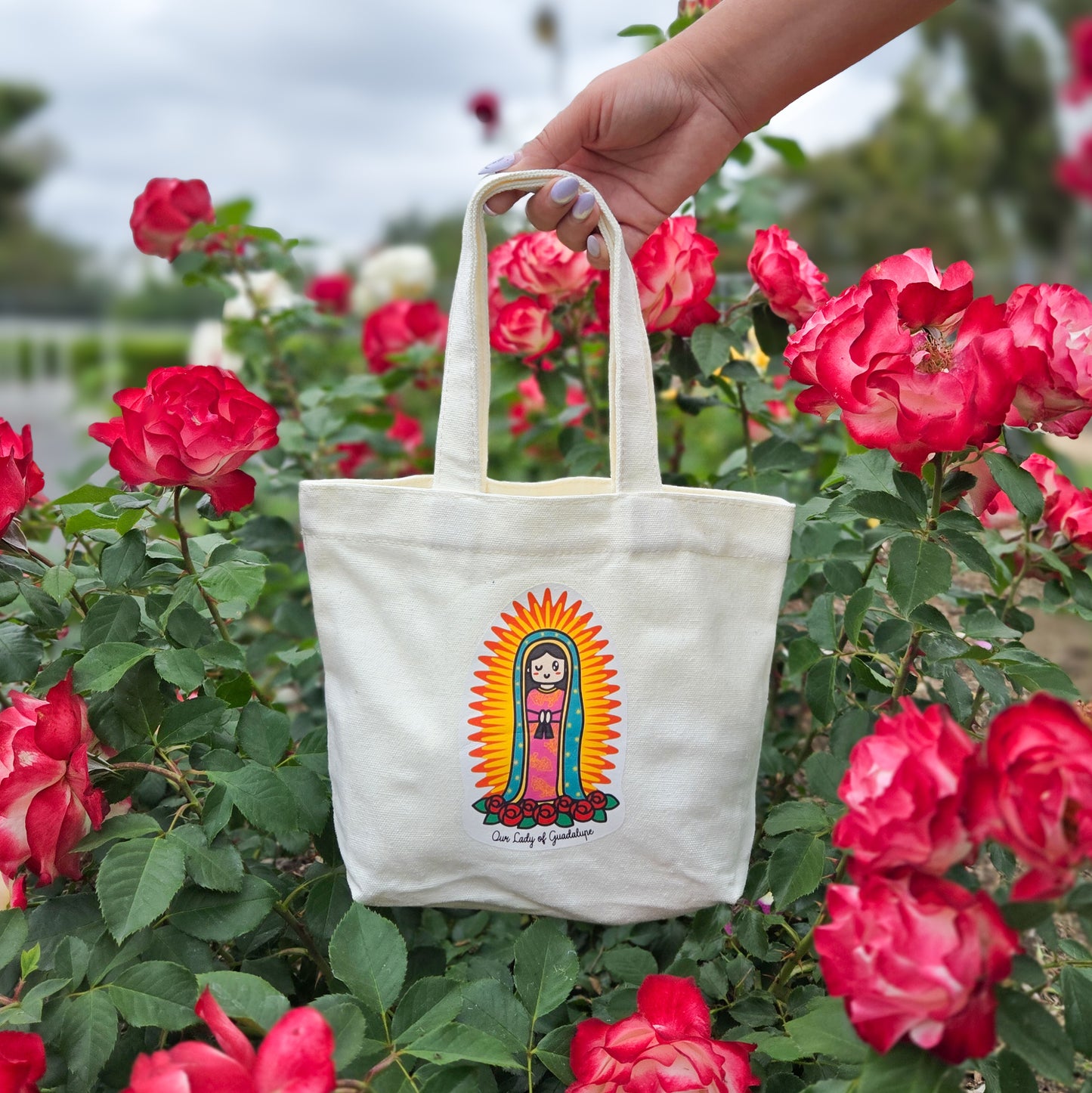 Our Lady of Guadalupe Cute Mini Tote Bag