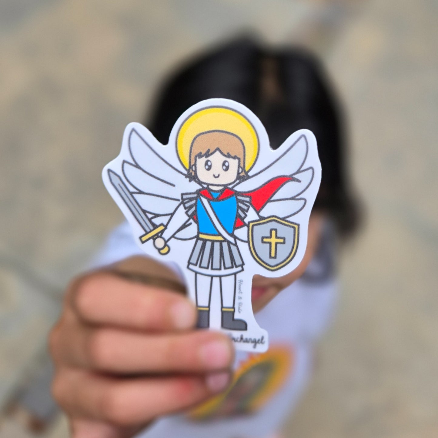 St. Michael the Archangel 3" Waterproof Sticker