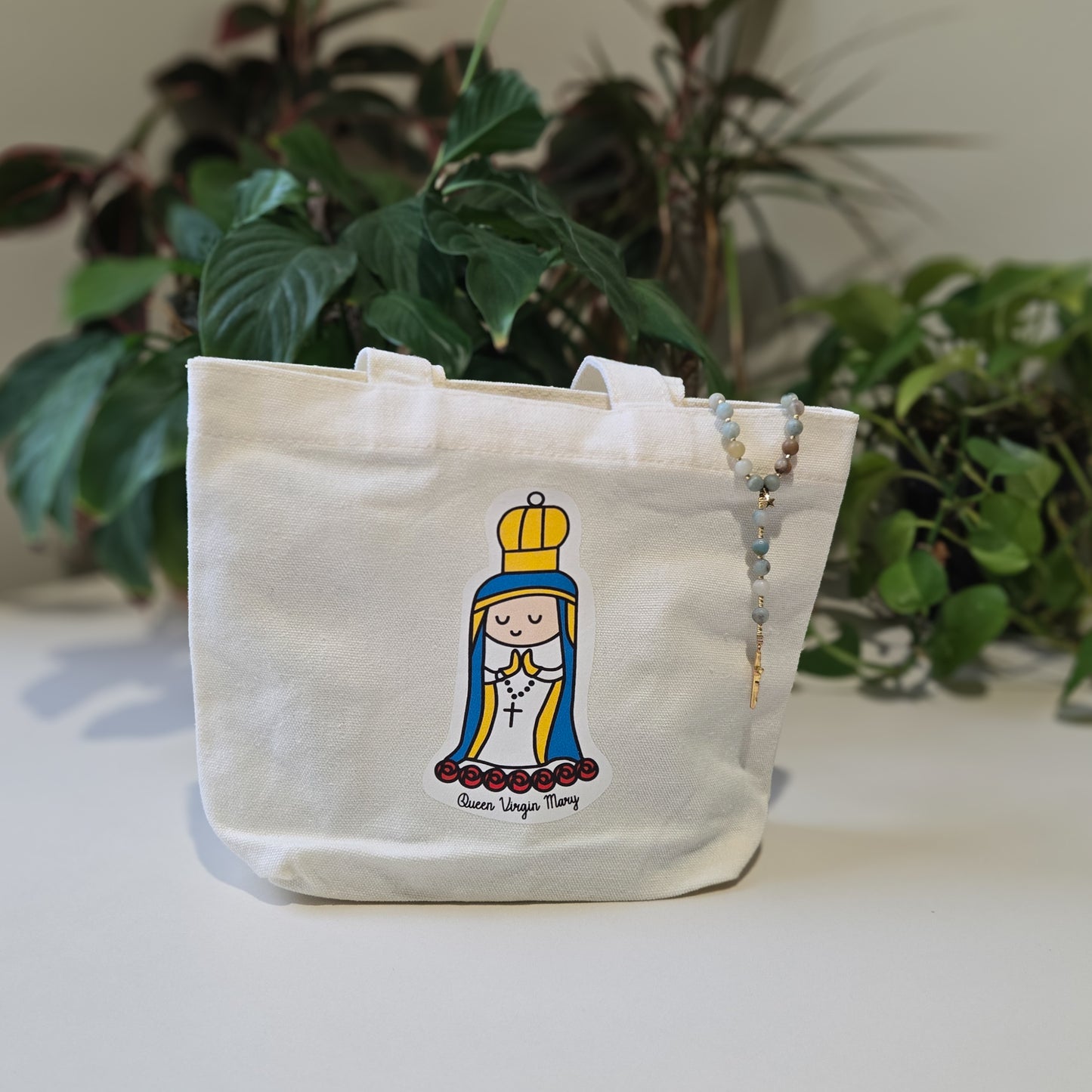 Queen Virgin Mary Cute Mini Tote Bag