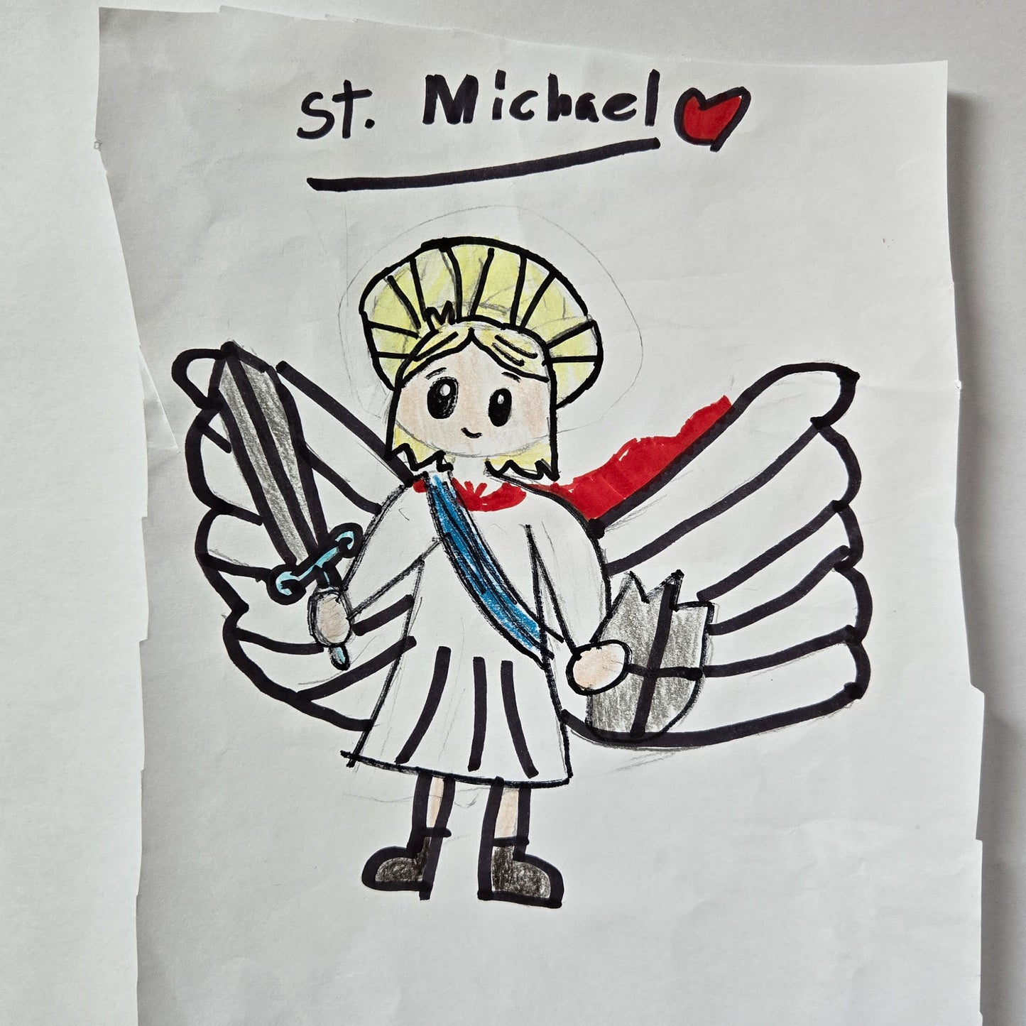 St. Michael the Archangel 3" Waterproof Sticker