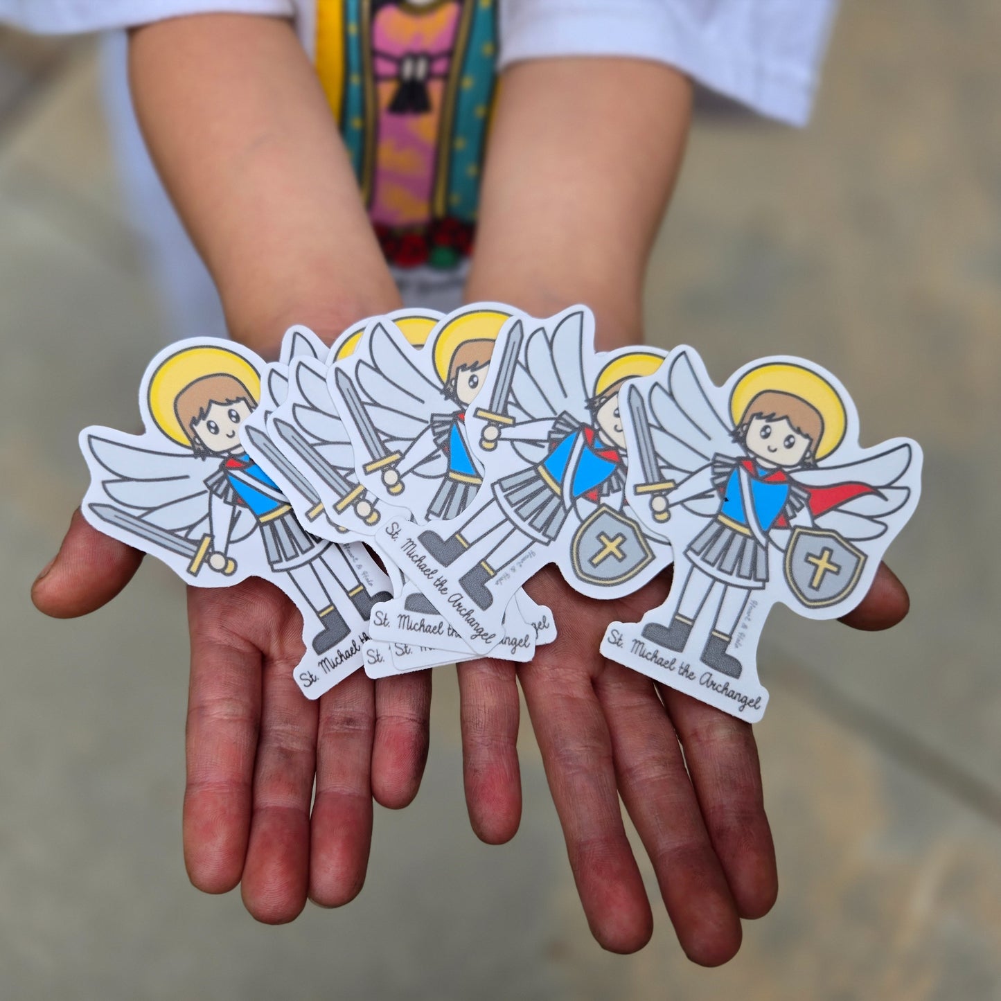 St. Michael the Archangel 3" Waterproof Sticker