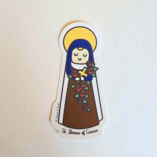 Saint Thérèse of Lisieux 3" Sticker