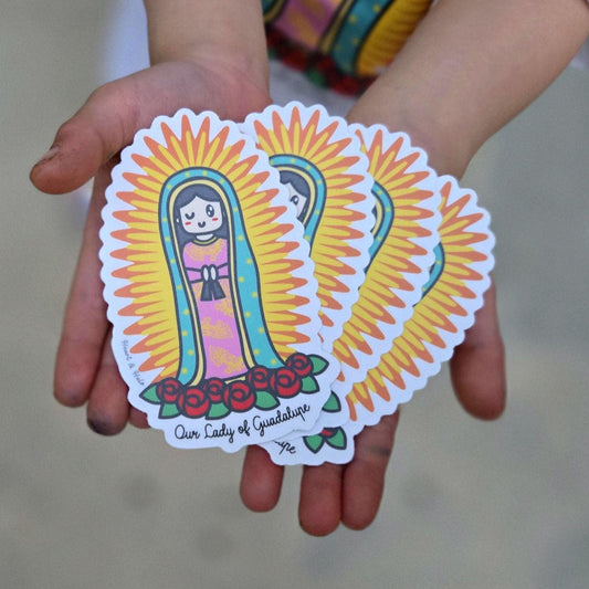 Our Lady of Guadalupe Waterproof 3.75" Sticker
