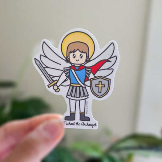 St. Michael the Archangel 3" Waterproof Sticker
