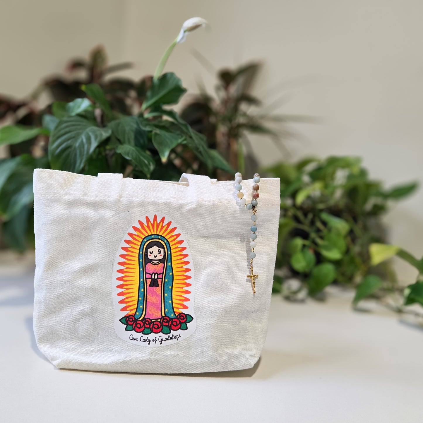 Our Lady of Guadalupe Cute Mini Tote Bag
