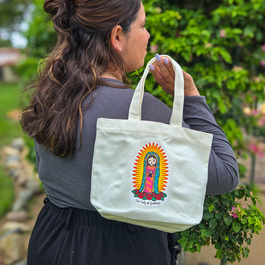 Our Lady of Guadalupe Cute Mini Tote Bag