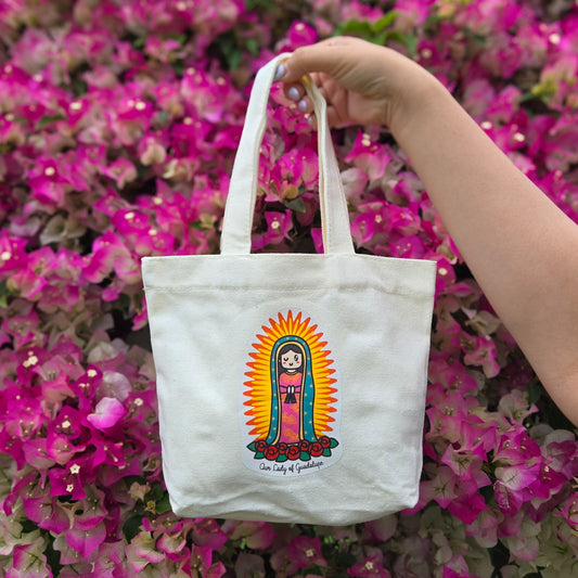 Our Lady of Guadalupe Cute Mini Tote Bag