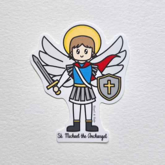 St. Michael the Archangel 3" Waterproof Sticker